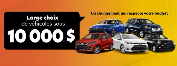Guide d'achat des voitures à moins de 10 000 dollars