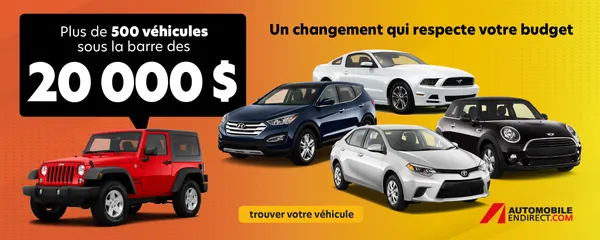 Guide d'achat des voitures à moins de 20 000 dollars