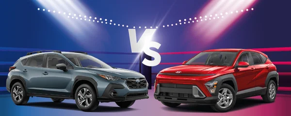 Subaru Crosstrek vs Hyundai Kona : le duel des petits VUS