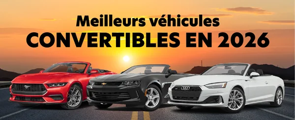 Meilleures autos convertibles usagées à privilégier pour l’été 2026